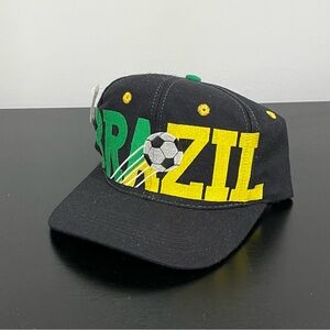 NWT Vintage 90’s Adidas Brazil Soccer Snapback